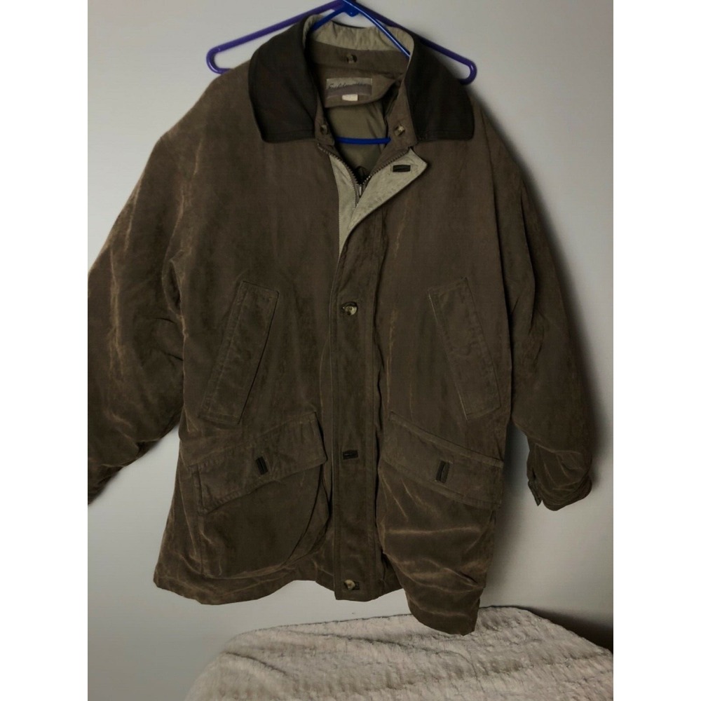 Vintage fieldmaster sears very heavy outdoor coat /w down zip in liner  sz lrg